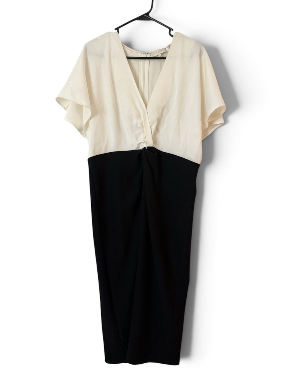 Ted Baker Ellame dress in black and white